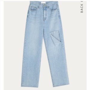 Oak + Fort ripped jeans